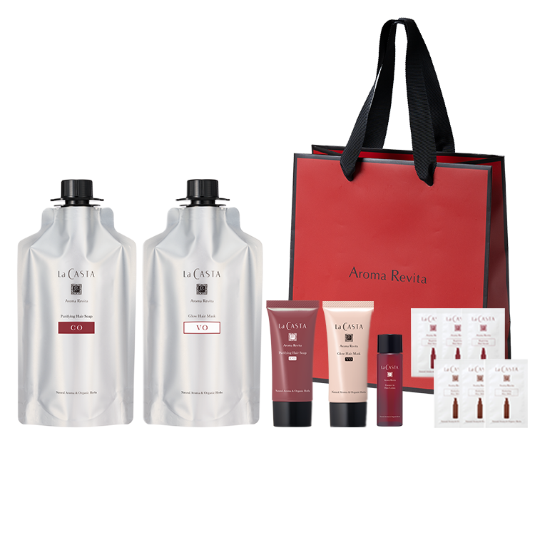 2026 アロマ リヴァイタ ヘアケア トータルケアセット CO×VO